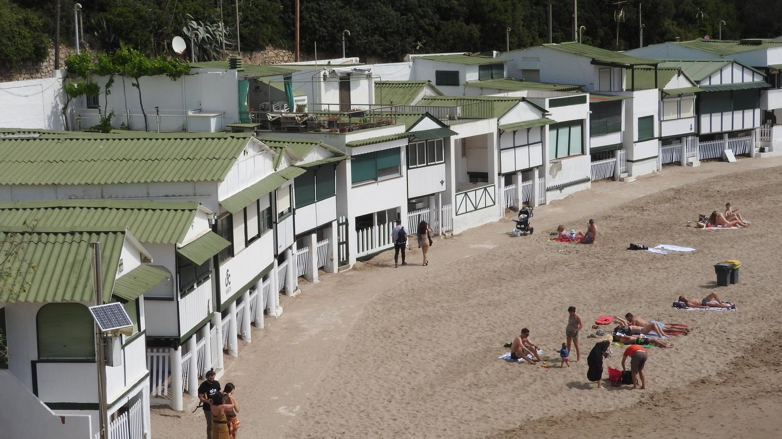 Las casitas de la playa del Garraf