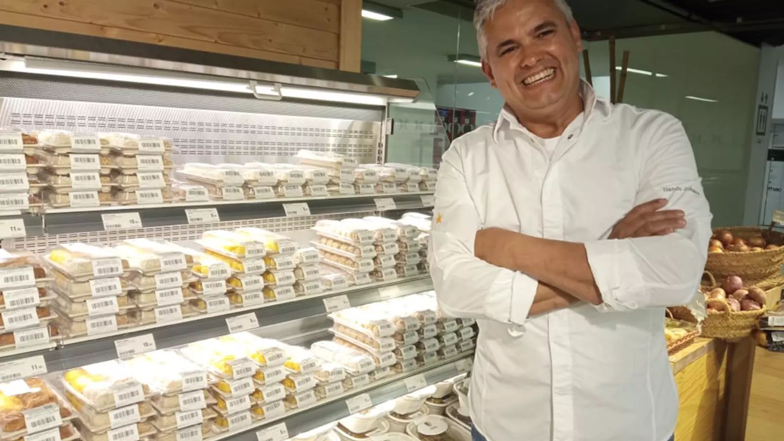 Nandu Jubany, al supermercat de Pyrénées Andorra.