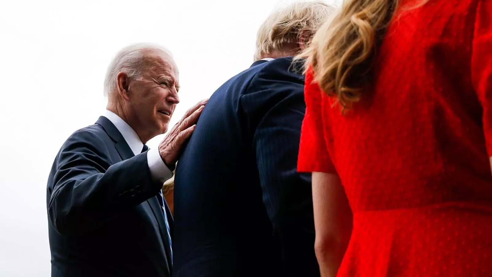 El president nord-americà, Joe Biden, a la seva arribada a la trobada del G-7 a Cornualla, al Regne Unit.