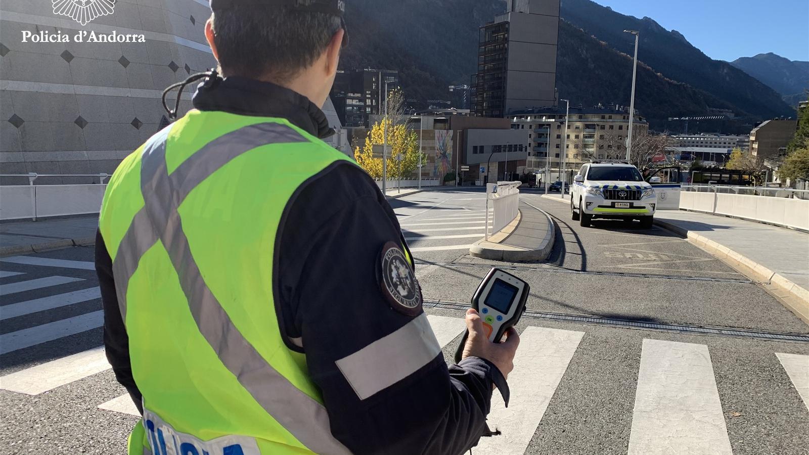 Control de la policia.