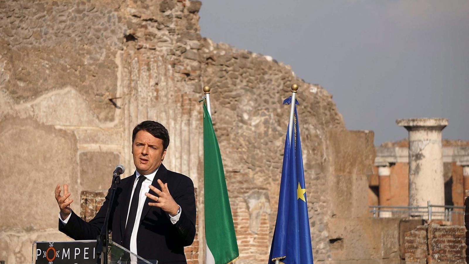 El primer ministre d’Itàlia, Matteo Renzi.