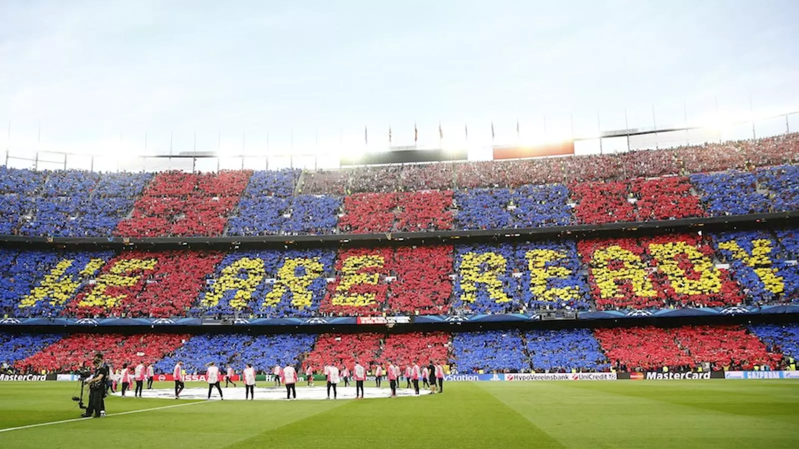 El mosaic del Camp Nou / REUTERS
