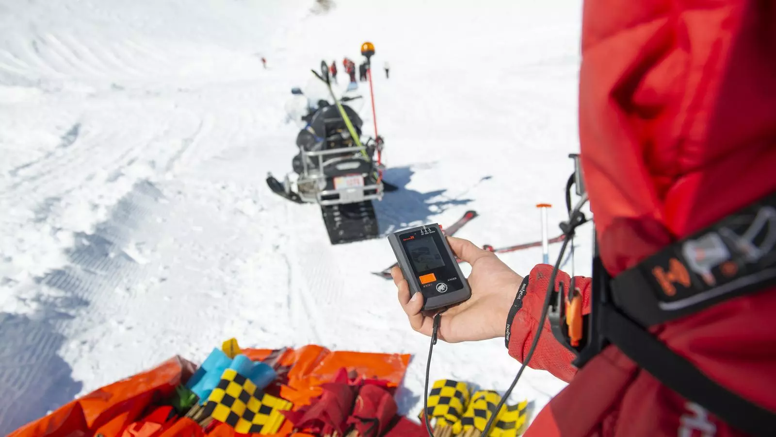 Un moment del simulacre celebrat al sector d'Arinsal.