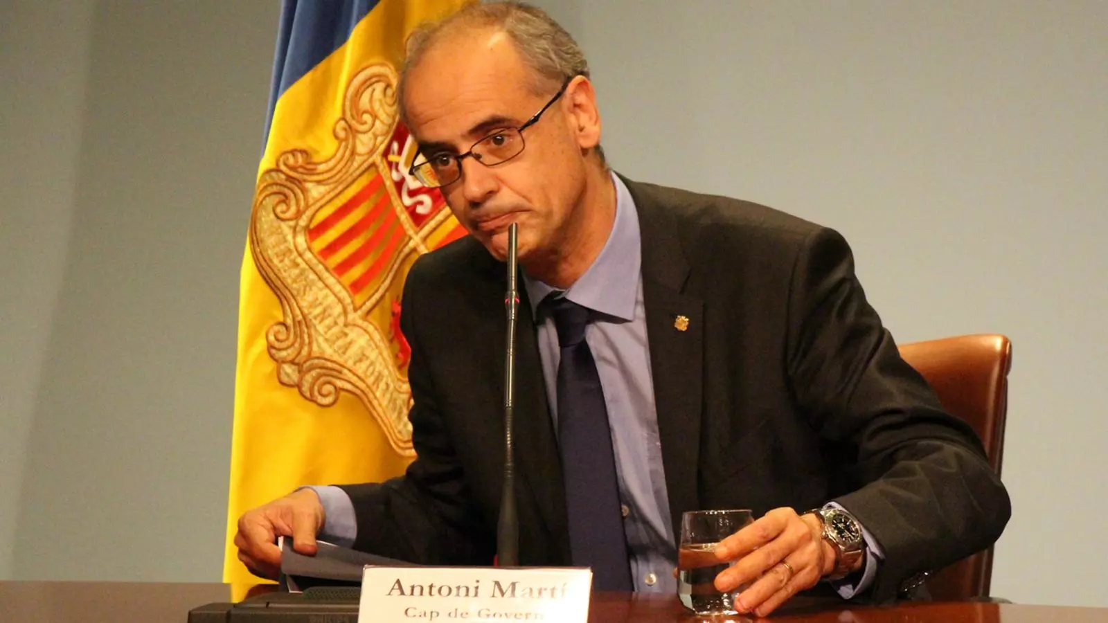 El cap de Govern en funcions, Toni Martí / M.T.