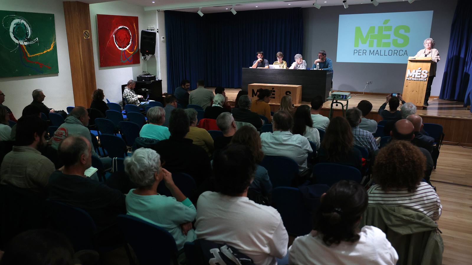 Una assemblea recent de MÉS per Mallorca, en una imatge d’arxiu.