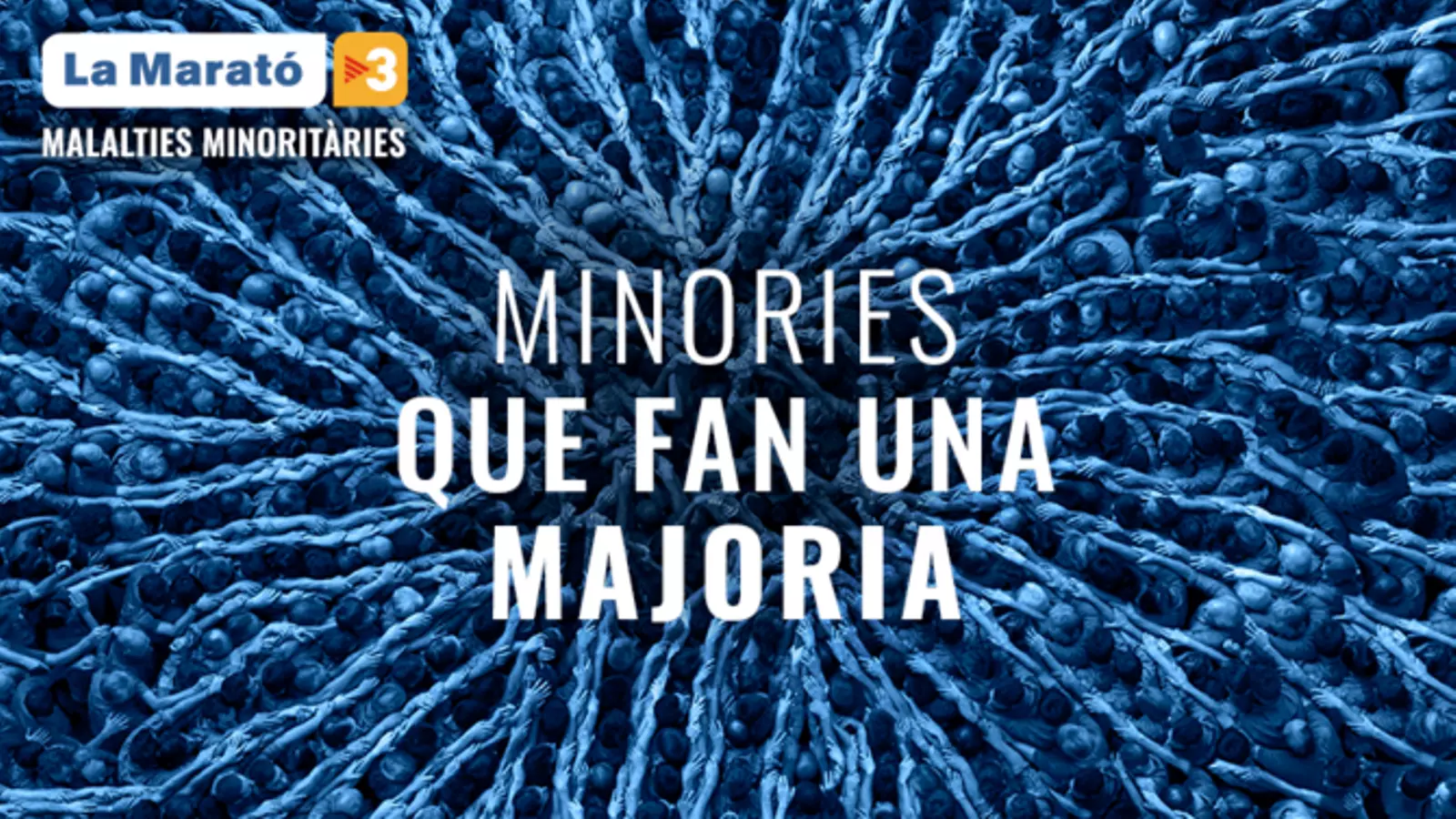'Minories que fan una majoria', l'eslògan de 'La Marató' del 2019