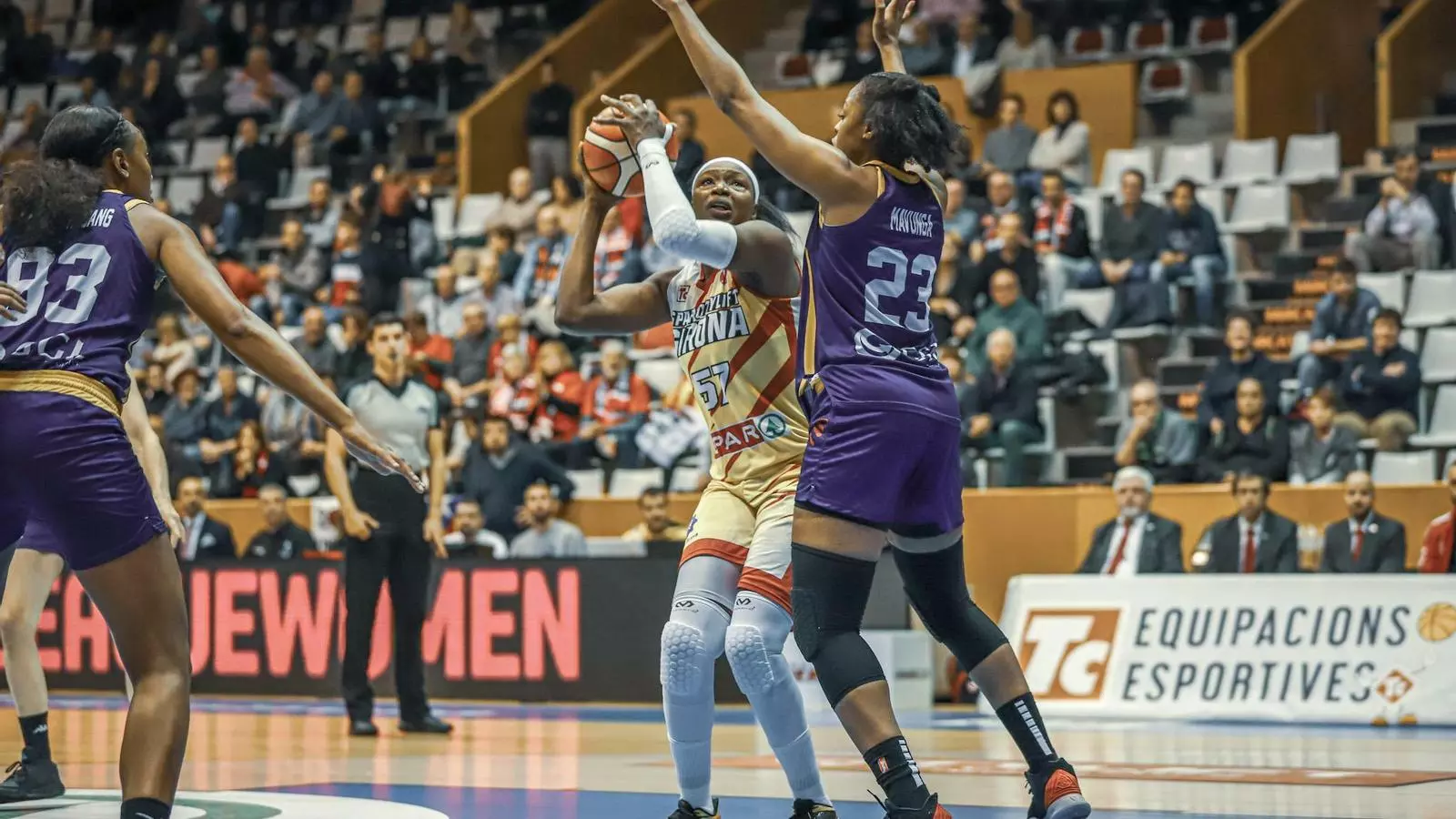 Coulibaly, jugadora de l'Spar Citylift Girona