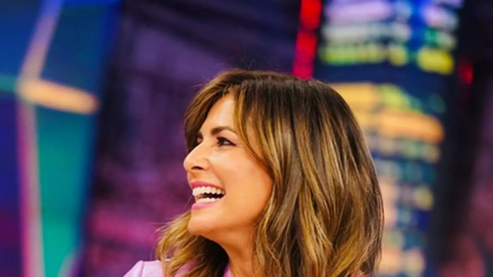 Núria Roca, en una imatge de quan va presentar 'El Hormiguero'