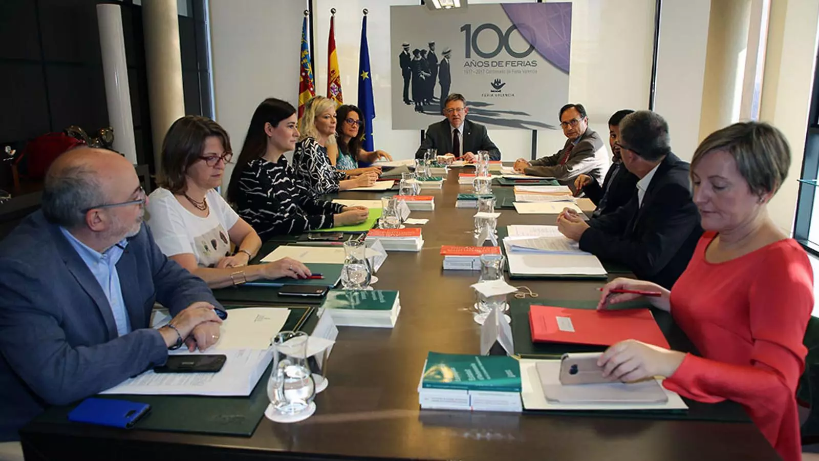 Imatge del ple del Consell celebrat avui a Fira València.