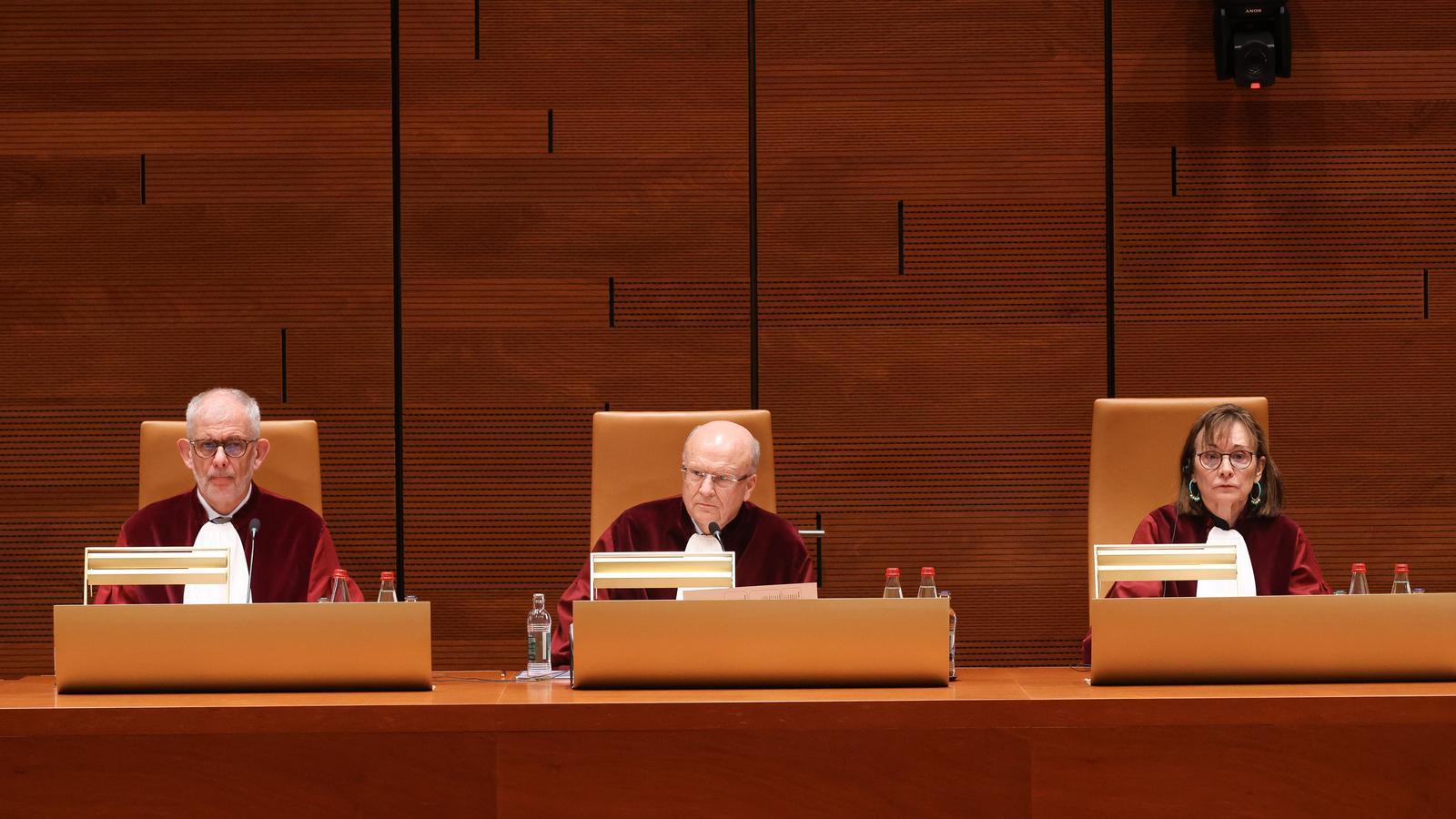 The Court of Justice of the European Union (CJEU) rules on the Amnesty Law, on July 16, 2026, in Luxembourg (Luxembourg).