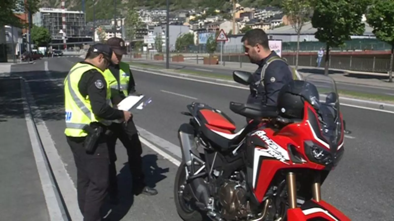 Control a un motorista