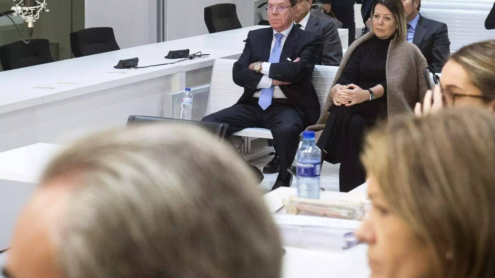 L'exdirector del Banc de València, Domingo Parra, aquest dilluns a l'Audiència Nacional per ser jutjat per haver concedit un préstec de 312 milions a l'empresari Bautista Soler sens comptar, presumptament, amb les garanties necessàries