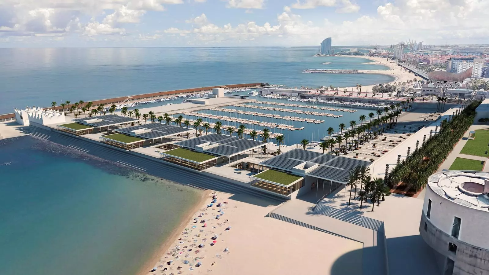 El nou Port Olímpic previst per finals de 2024.
