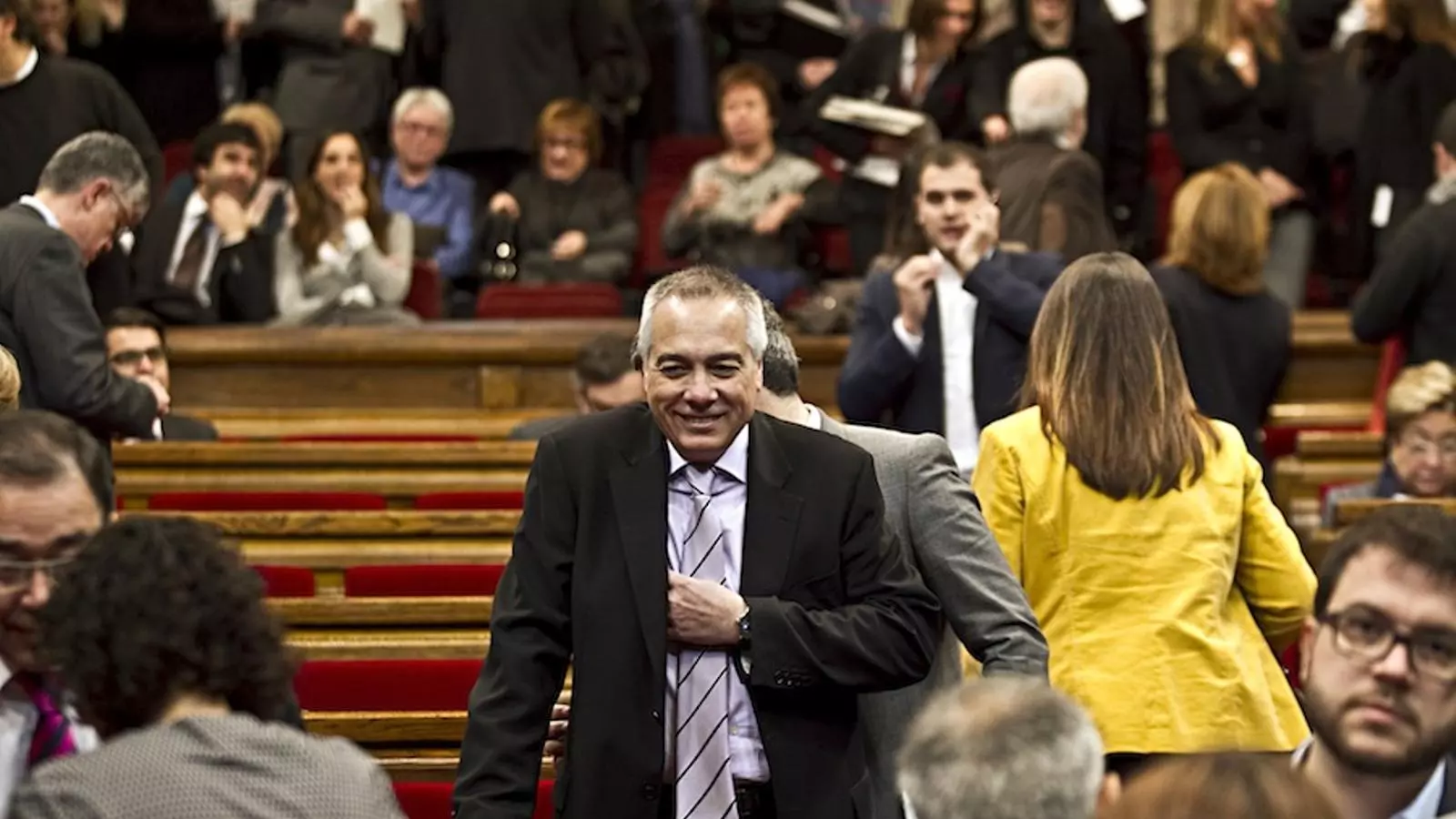 Pera Navarro, aquest dimecres al Parlament / XAVIER BERTRAL