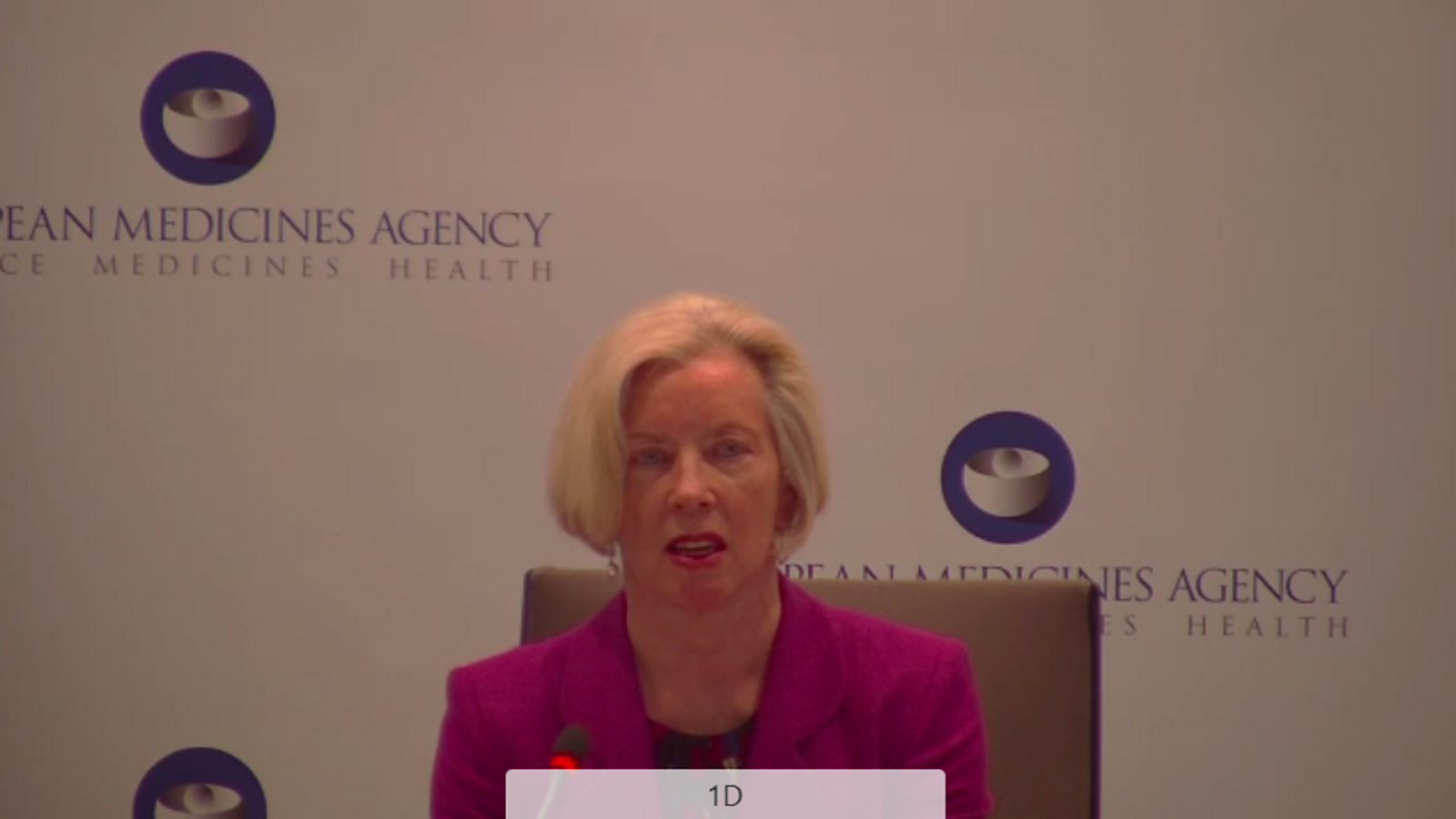 Emer Cooke, directora executiva de l'EMA, aquest dimecres en roda de premsa