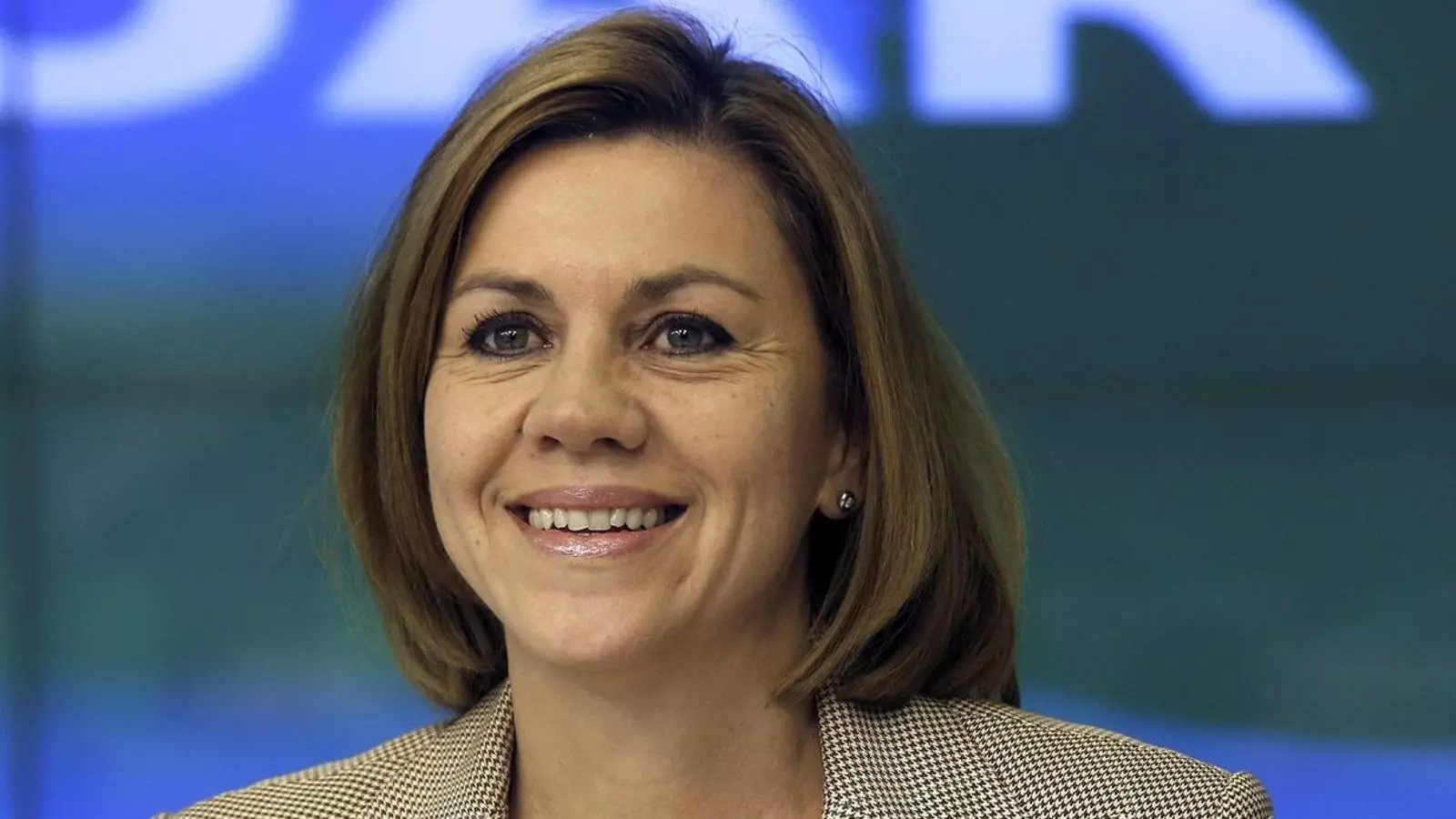 La secretària general del Partit Popular, María Dolores de Cospedal, ahir en la reunió de la formació a Madrid.