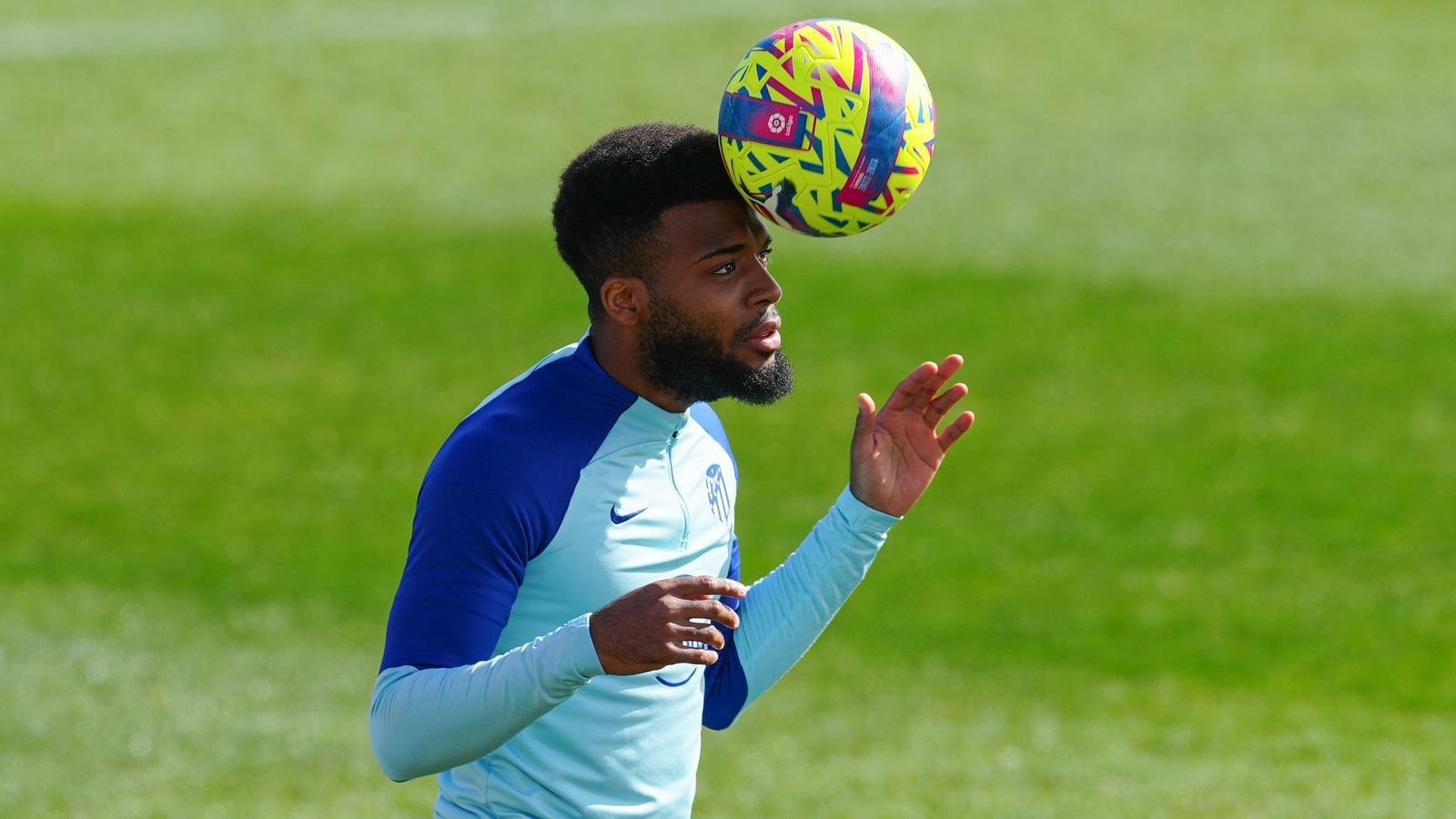 Thomas Lemar with Atlético Madrid