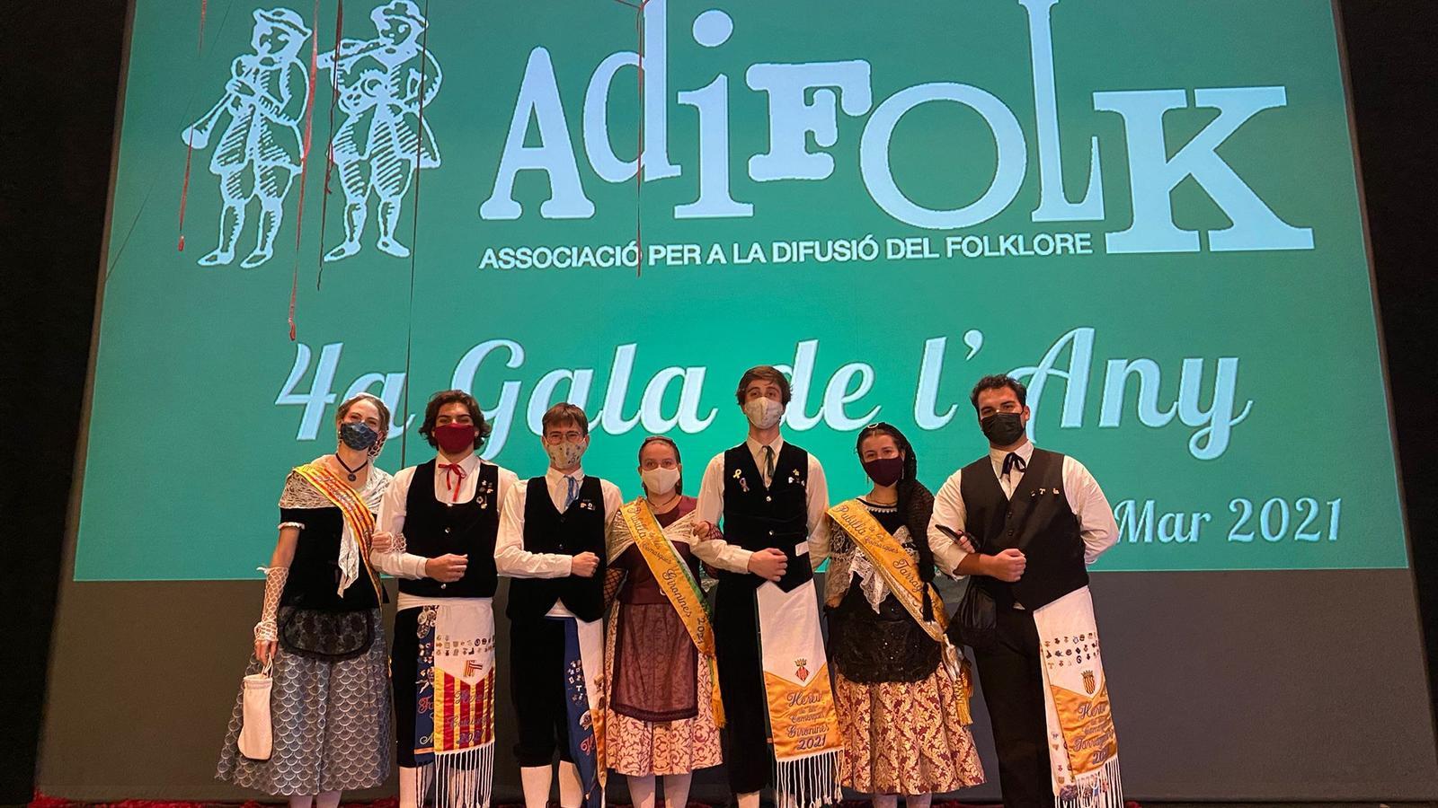 Hereus i pubilles a la gala de l'Adifolk celebrada a Lloret de Mar
