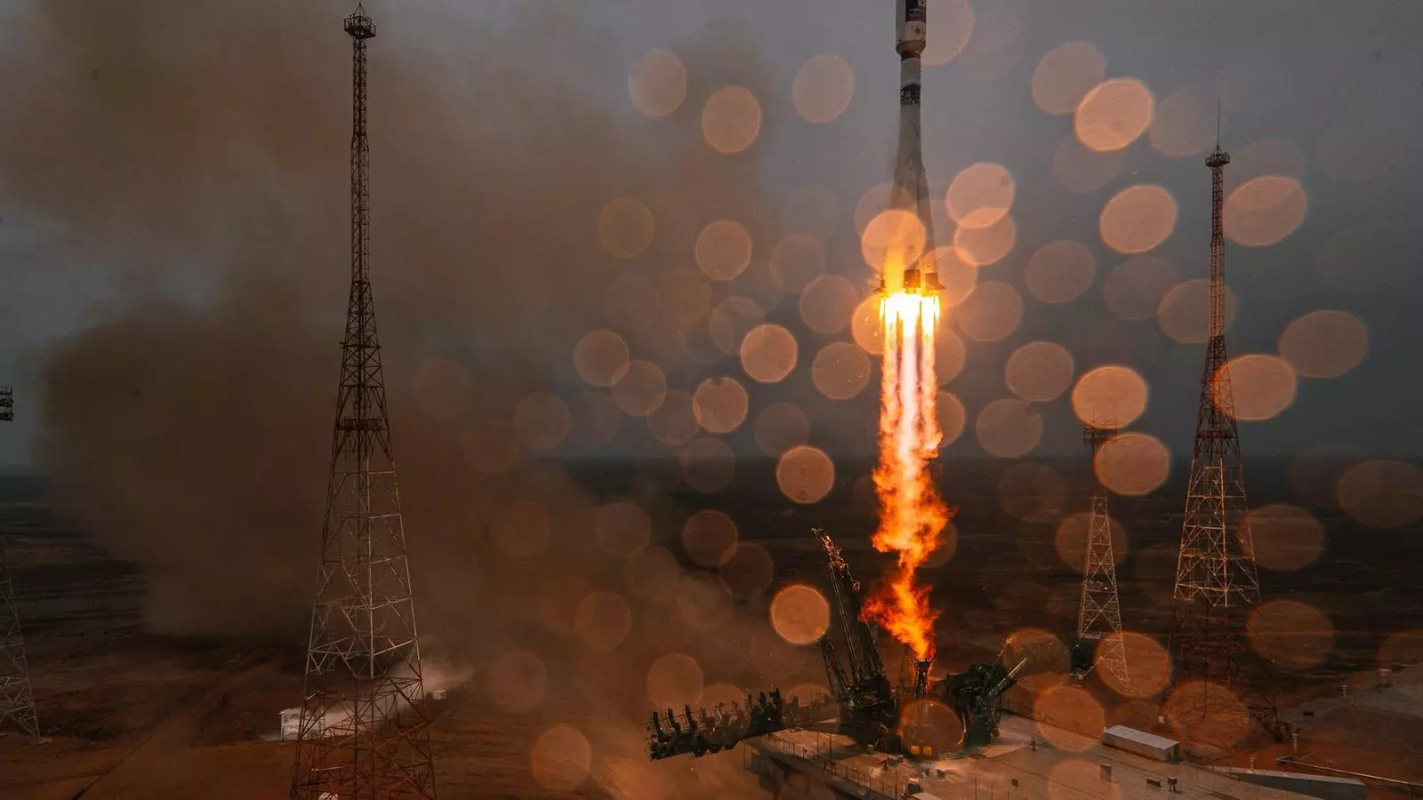 La Soyuz amb el nano satèl·lit Enxaneta a dins