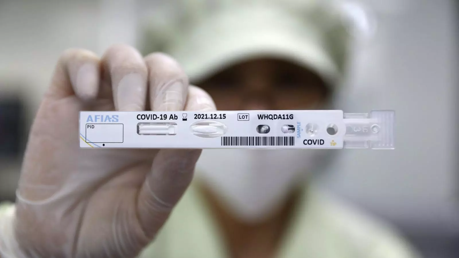 Un dels kits de detecció del covid-19 que es fan servir a Corea.