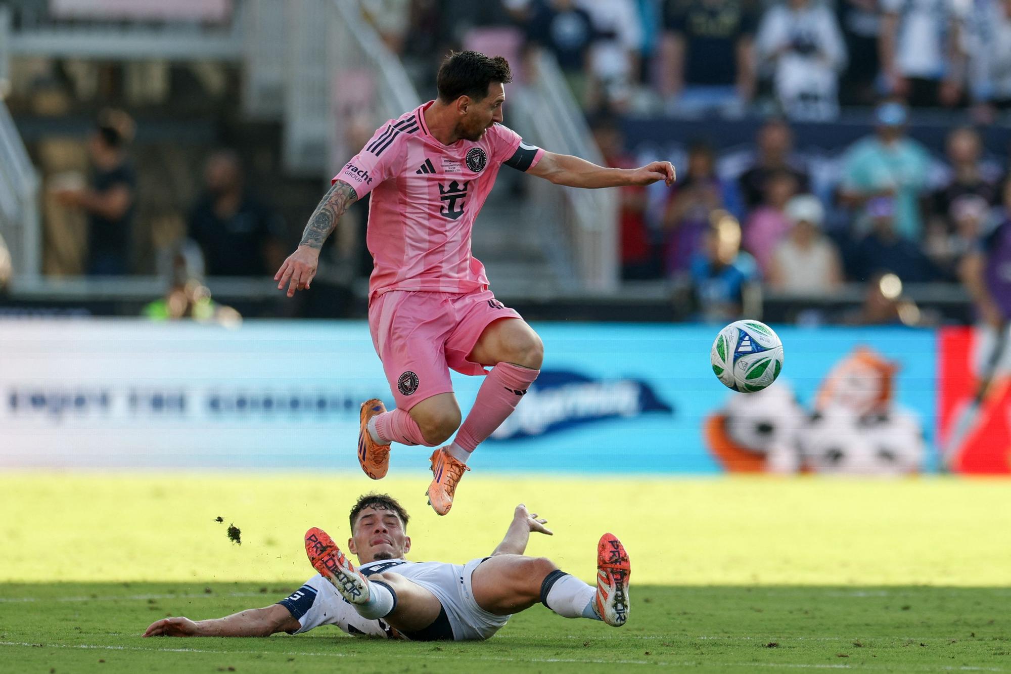 Leo Messi en la final de la MLS Cup amb l'Inter de Miami contra el Vancouvers  Whitecaps