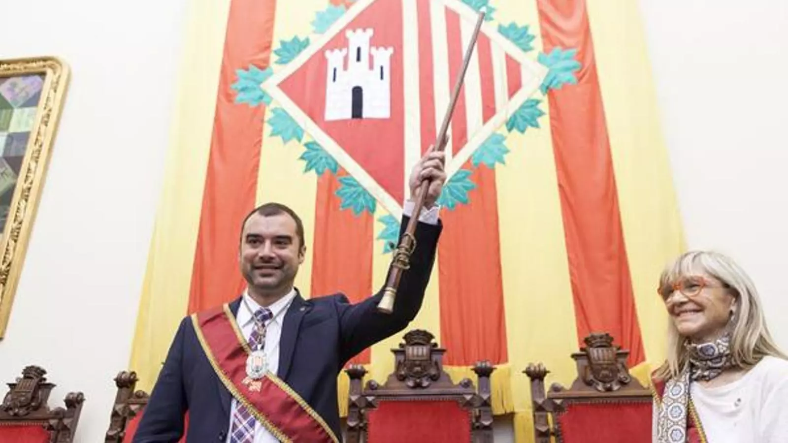 Jordi Ballart, després de ser investit alcalde / AJUNTAMENT DE TERRASSA