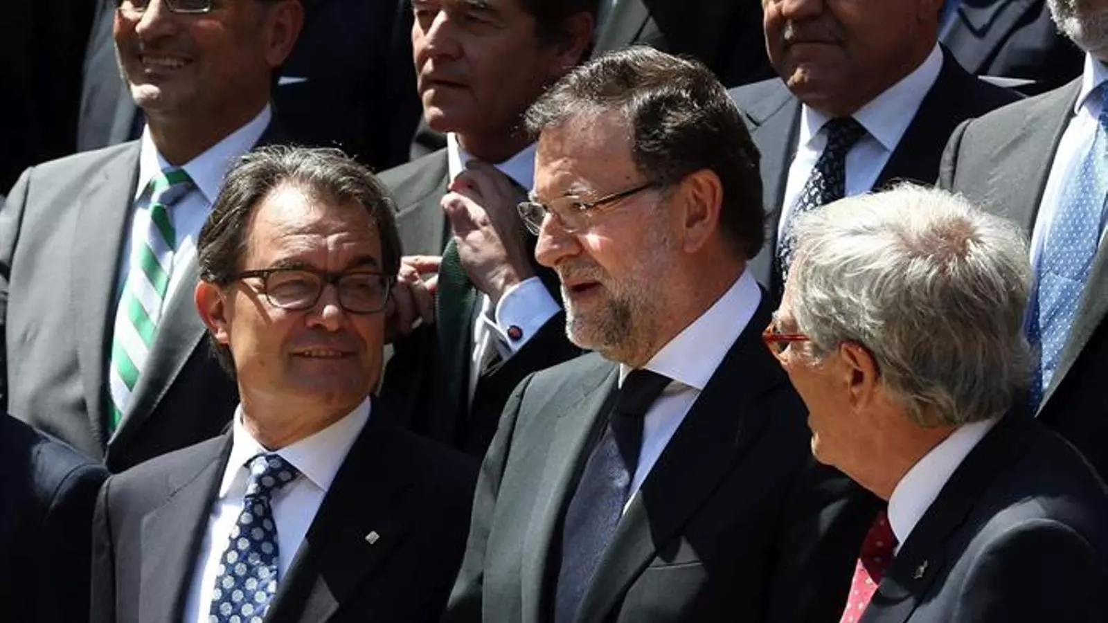 El president espanyol, Mariano Rajoy, va anunciar l'aprovació del pla PIVE a Barcelona. EFE