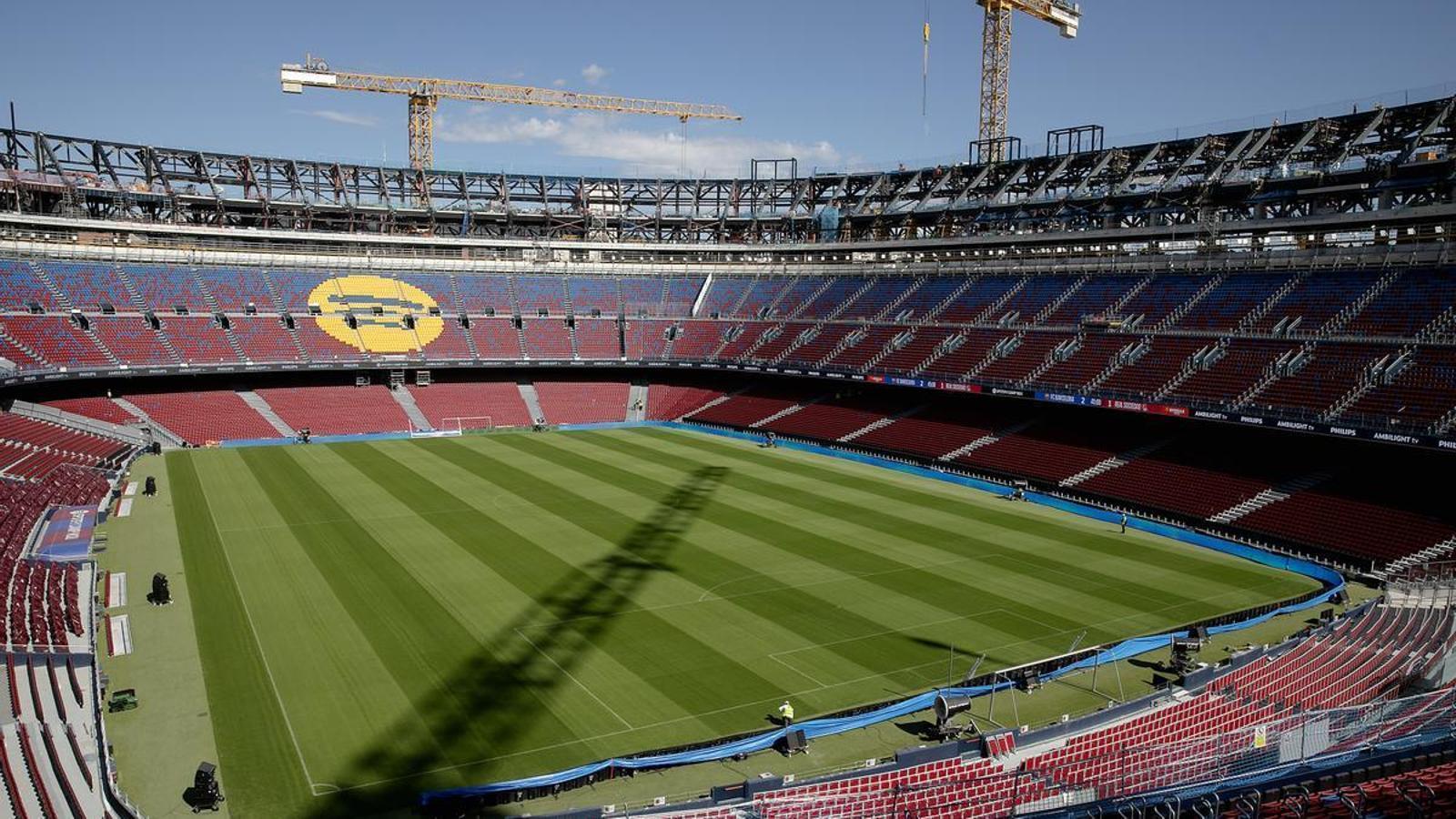 Obras en el Camp Nou