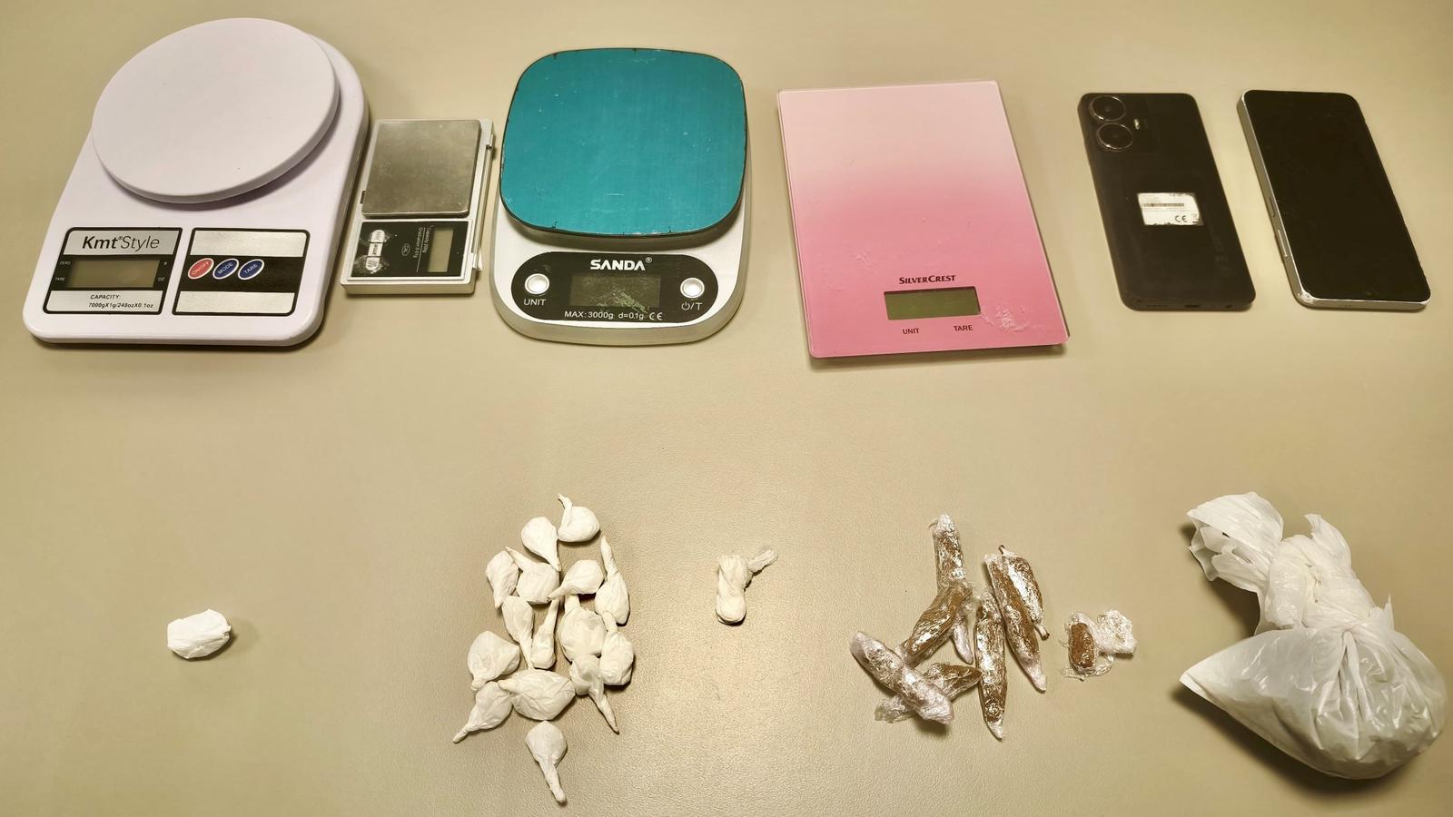 El material intervingut a Sant Feliu de Guíxols