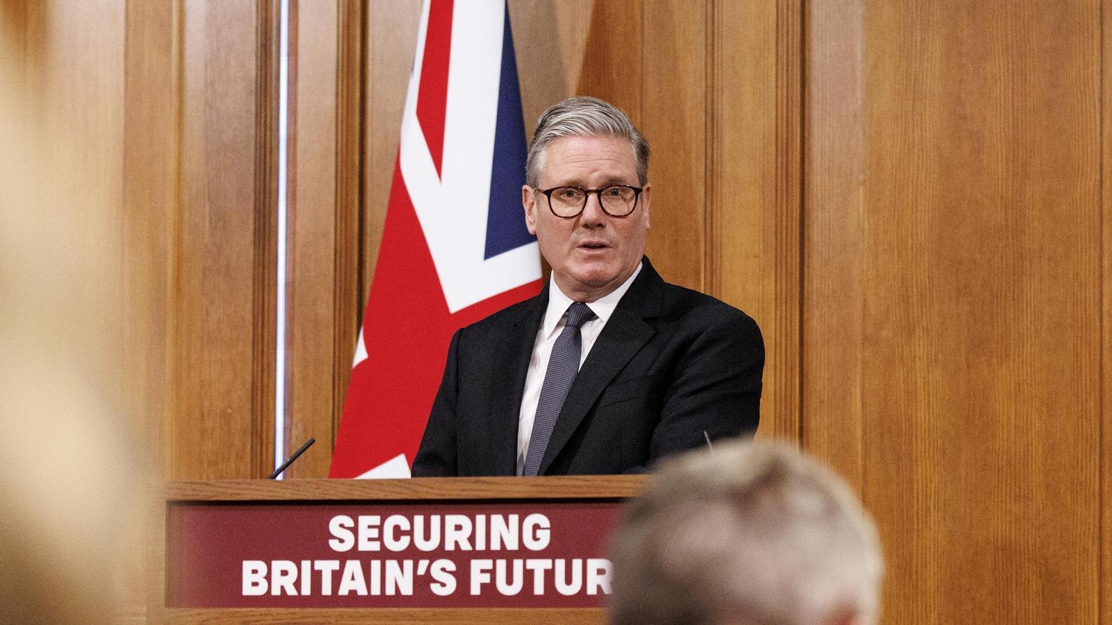 Keir Starmer in Downing Street.