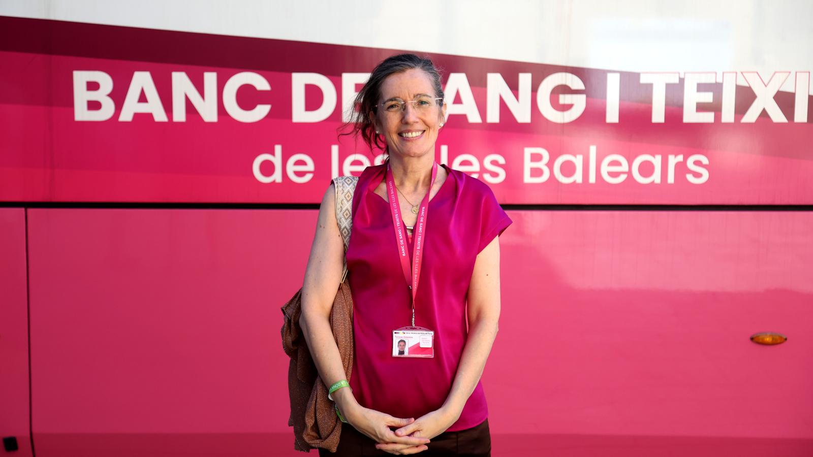 L'hematòloga i directora tècnica del Banc de Sang i Teixits de les Illes Balears, Teresa Jiménez.