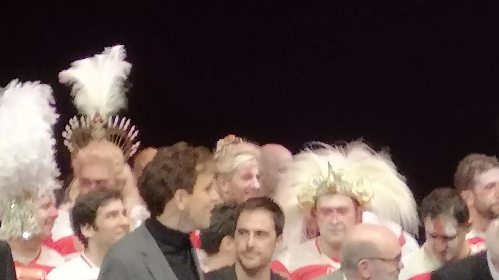 Lluc Castells  al costat d'Alfons Flores