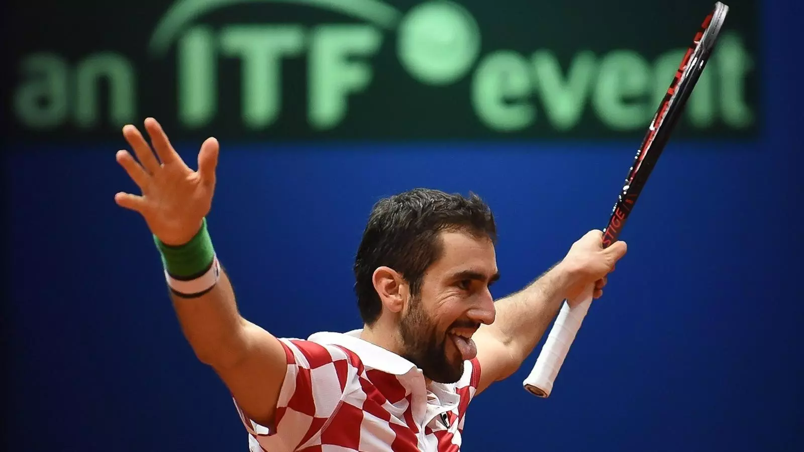 Marin Cilic celebra el triomf a la Copa Davis