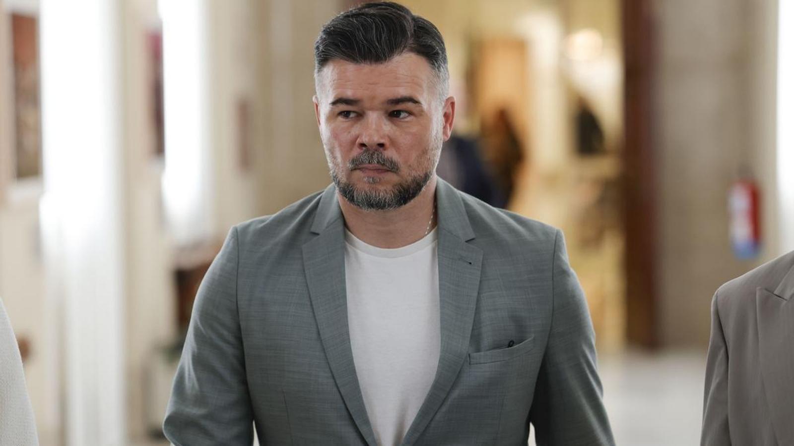 Gabriel Rufián on May 19 in the Congress of Deputies.
