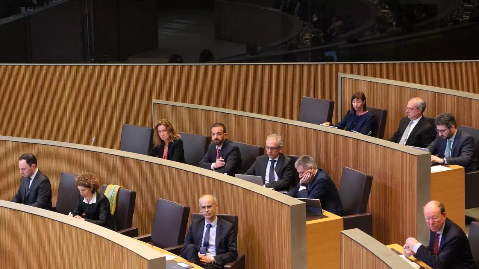La bancada del Govern al Consell General. / M. M. (ANA)