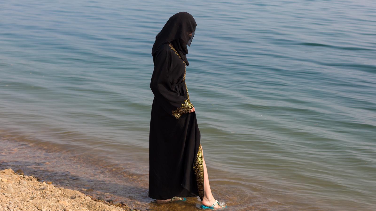 A woman wearing a burqini in a file image.