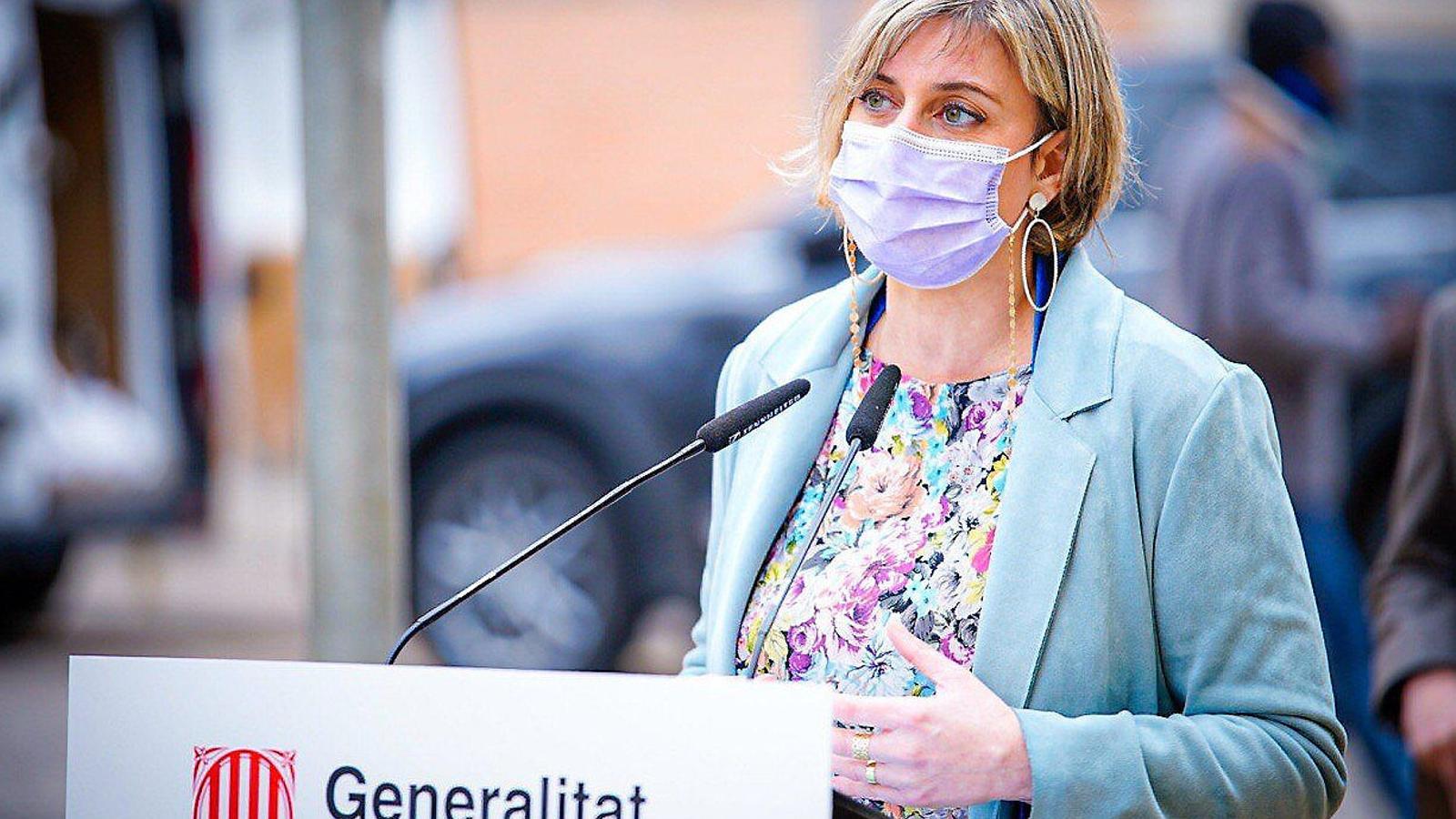 La consellera de Salut, Alba Vergés, en una imatge d’arxiu.