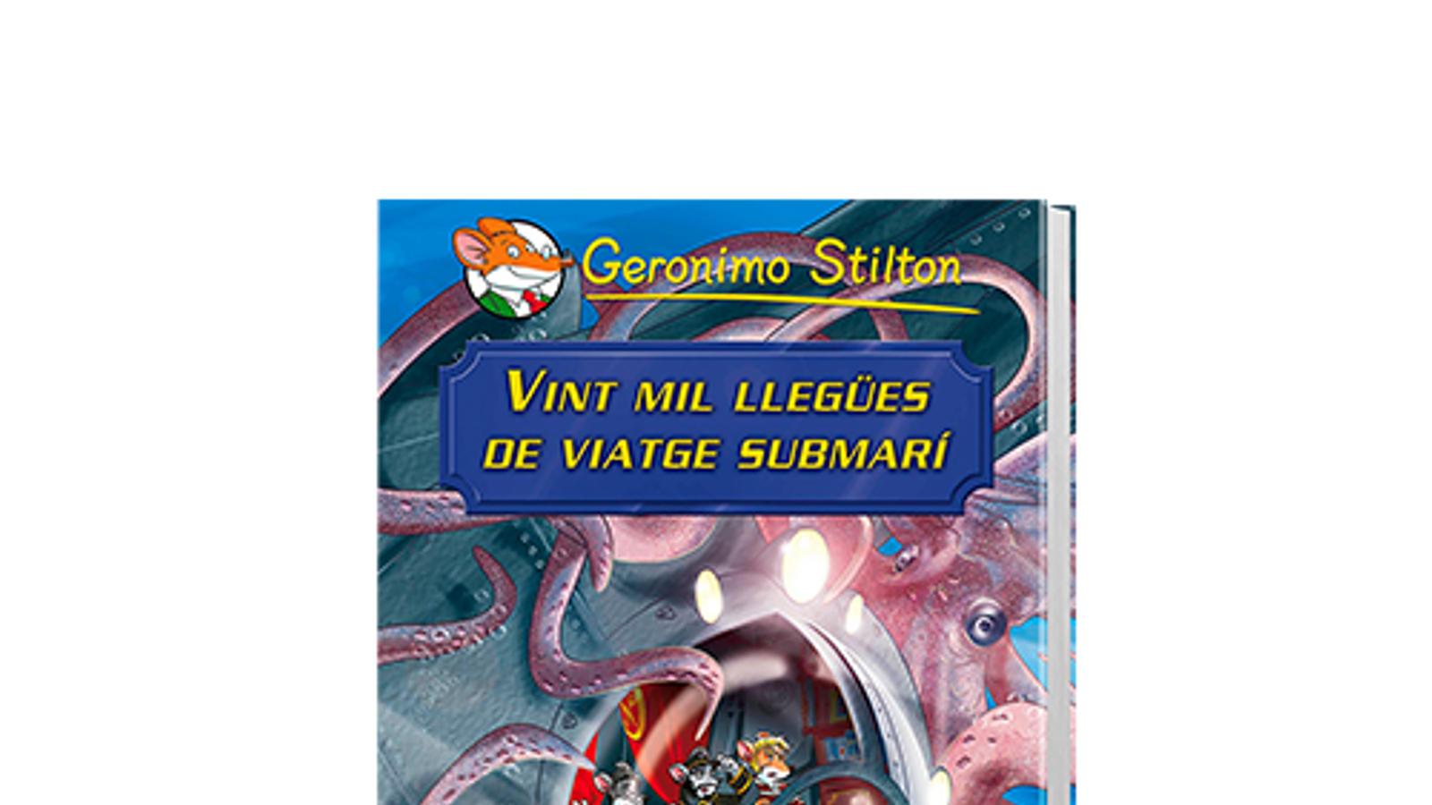 Portada de "Vint mil llegües de viatge submarí", de Geronimo Stilton