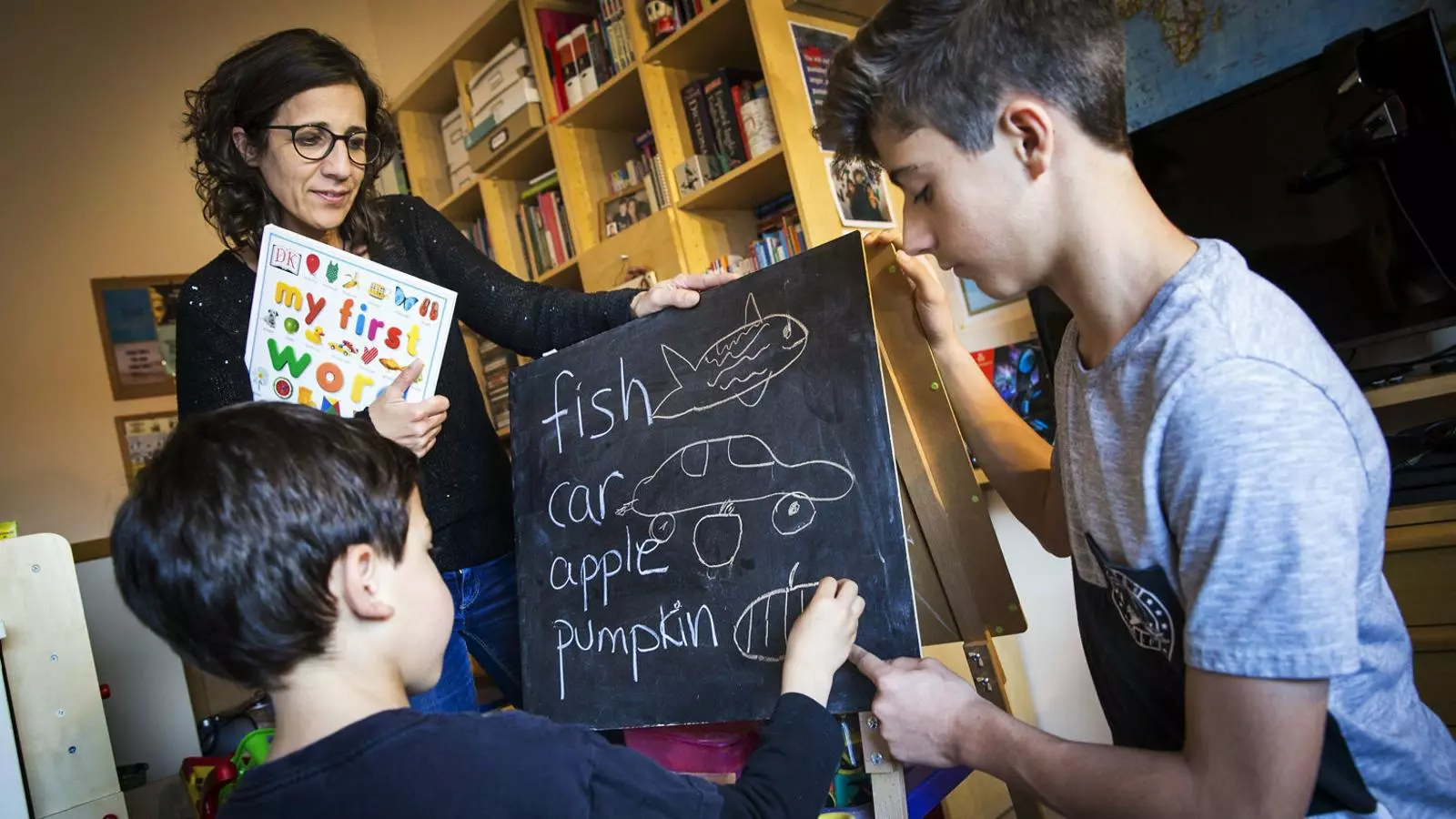 A casa i amb l’anglès?
‘yes, we can’ Vincle pares-fills, Clau en l’aprenentatge