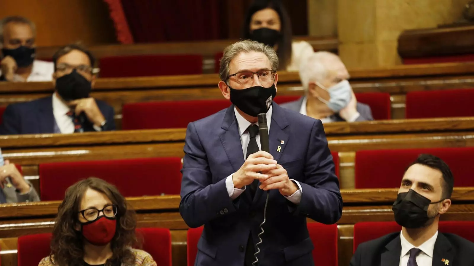 El conseller Jaume Giró aquest dimecres al Parlament.