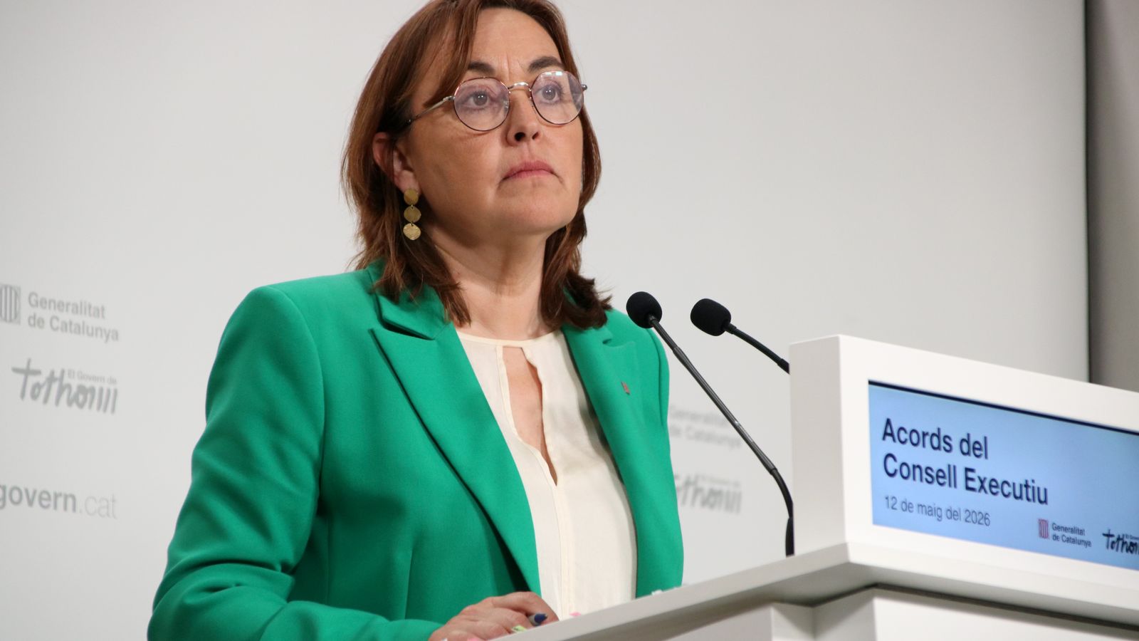 The Government spokesperson, Sílvia Paneque.