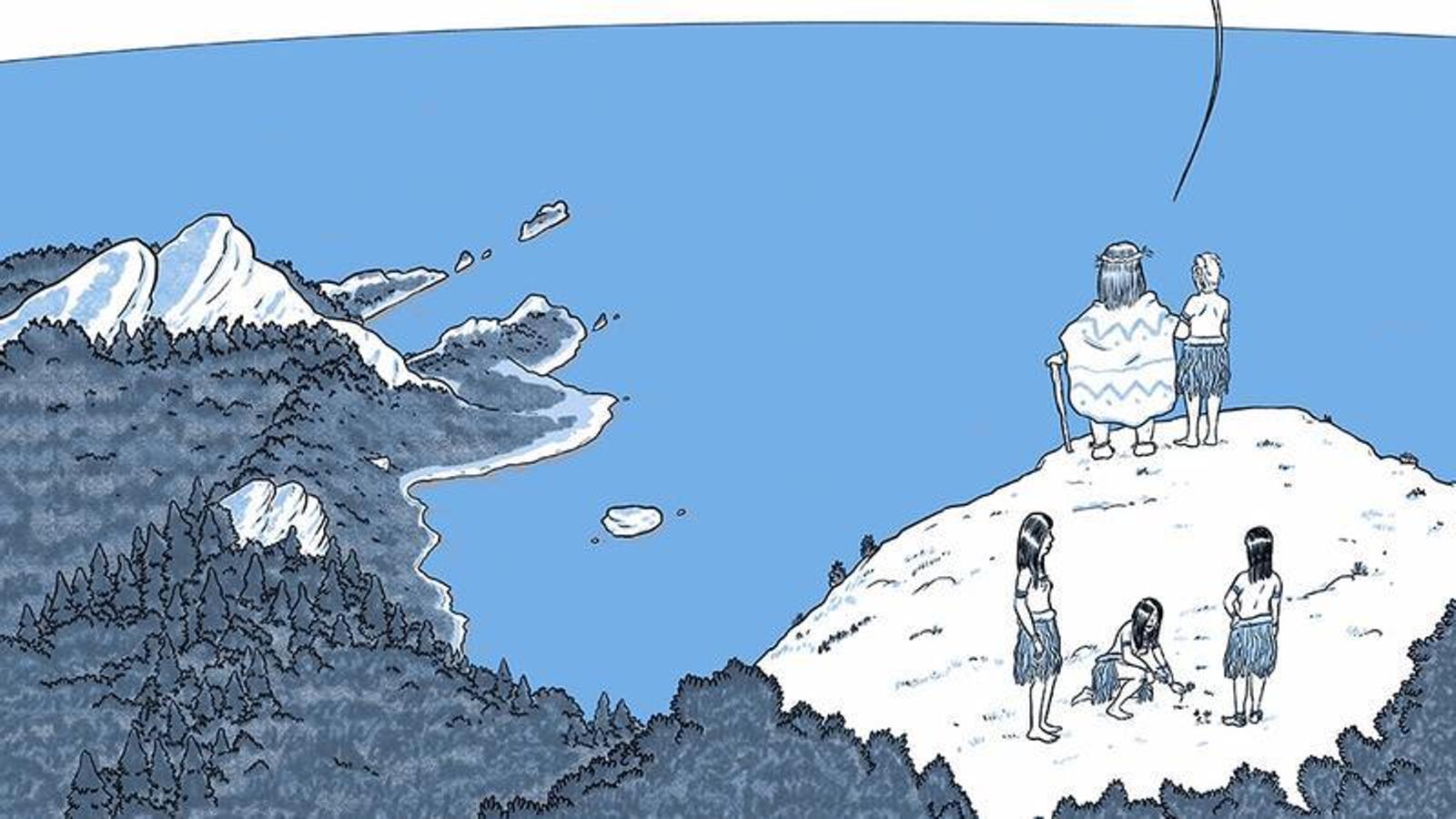 Detalle de viñeta de 'Martina y la isla'.