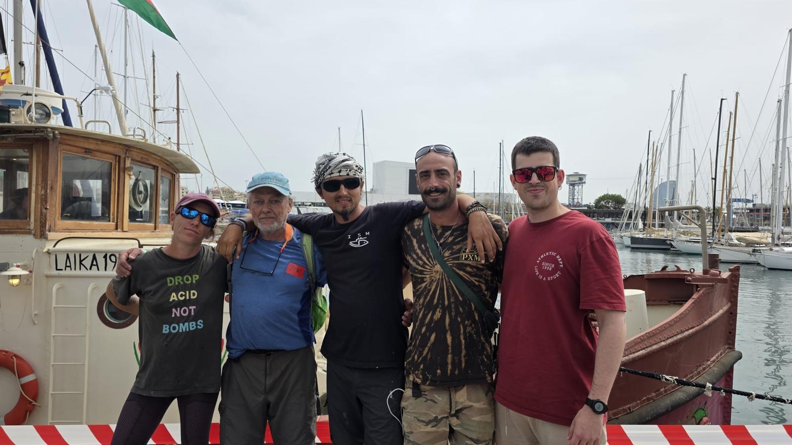 The group of islanders who depart with a new Flotilla towards Gaza