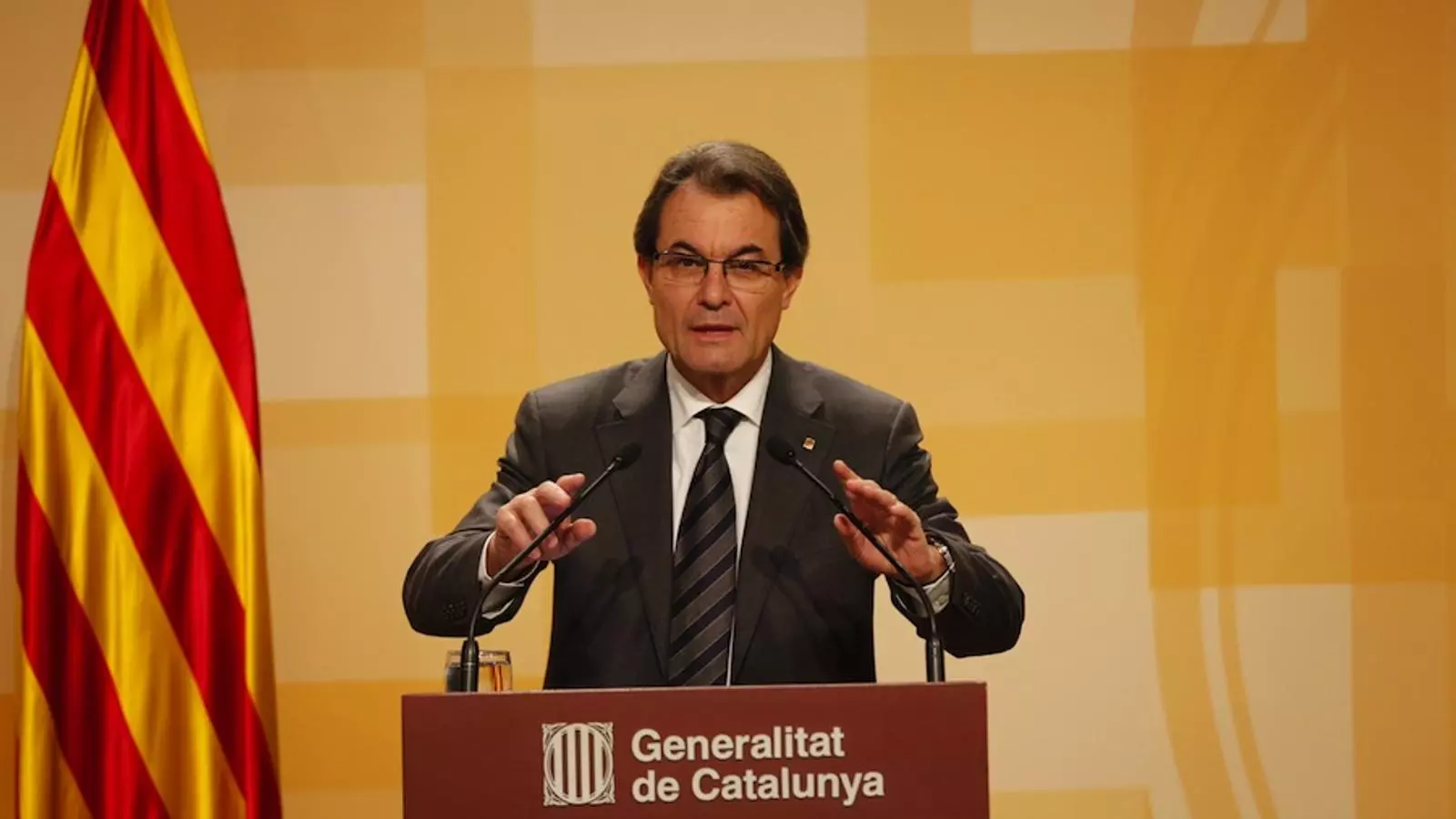 Artur Mas, al Palau de la Generalitat / CRISTINA CALDERER