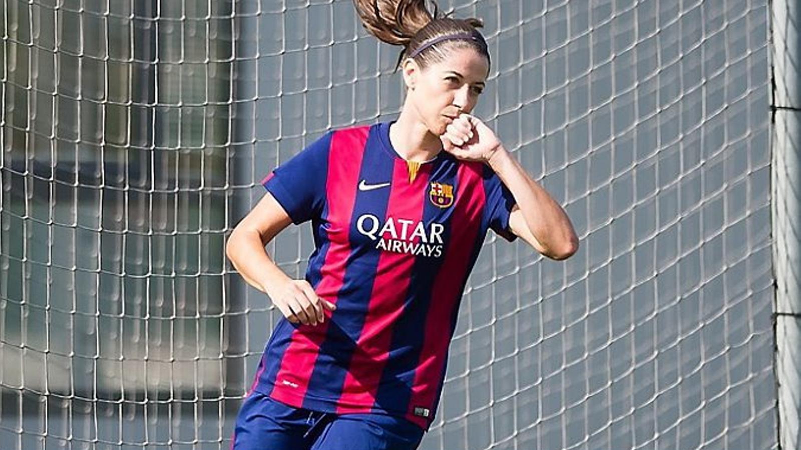 Viky Losada va jugar el seu últim partit al Barça.