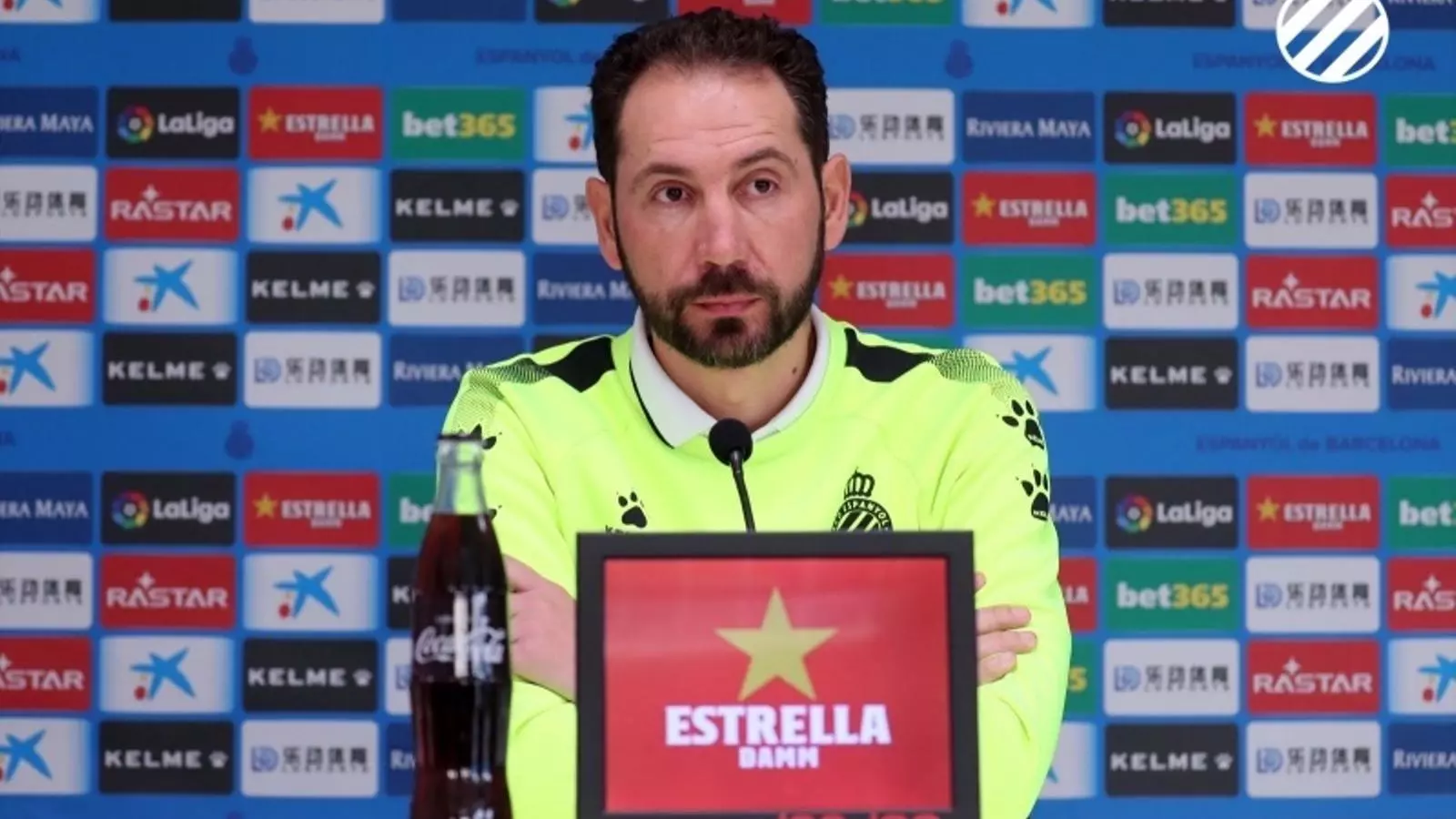 Pablo Machín, durant una roda de premsa