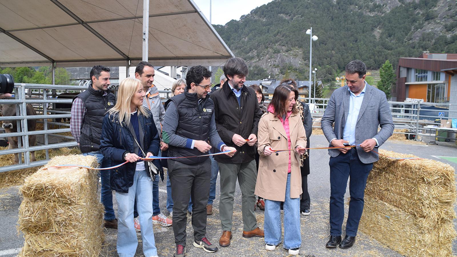 Inauguració de la Fira del Bestiar d'Ordino.