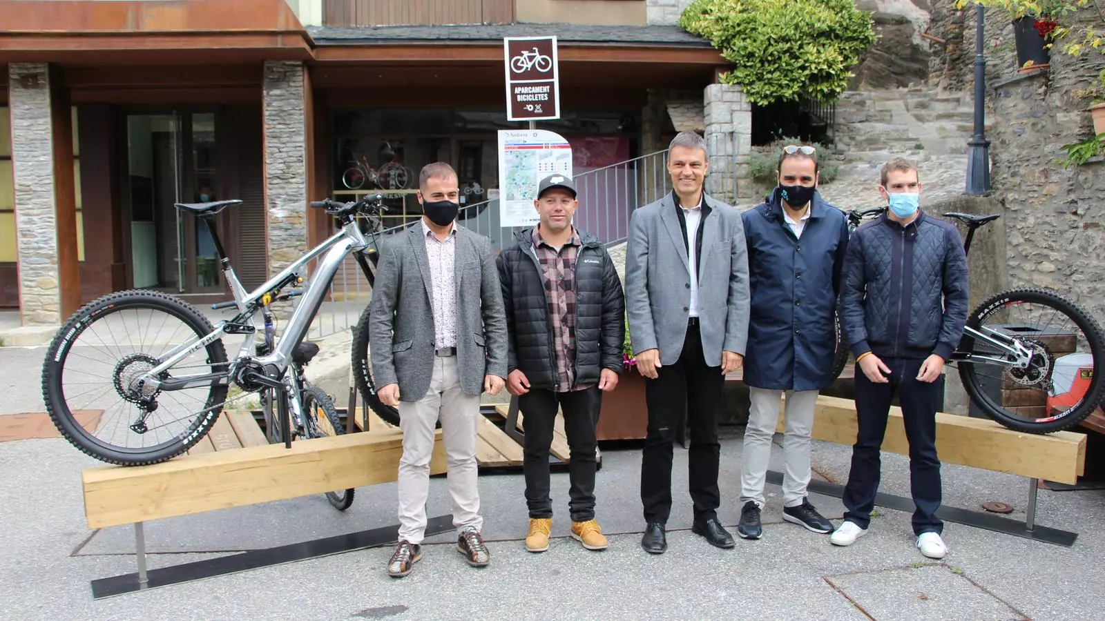 Presentació dels nous circuits de BTT entre els comuns i Andorra Turisme.