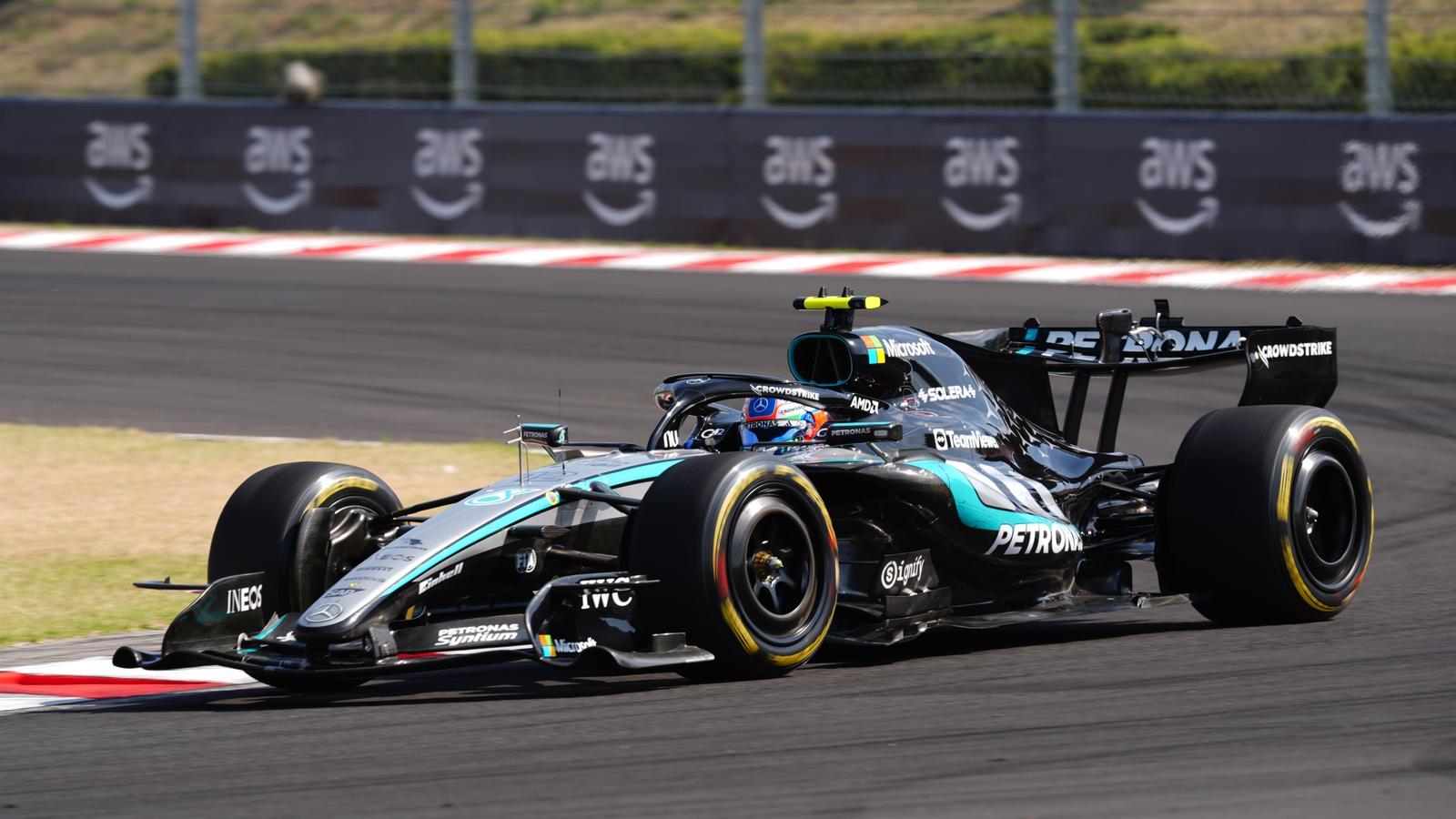 Kimi Antonelli at the 2026 Hungarian Grand Prix