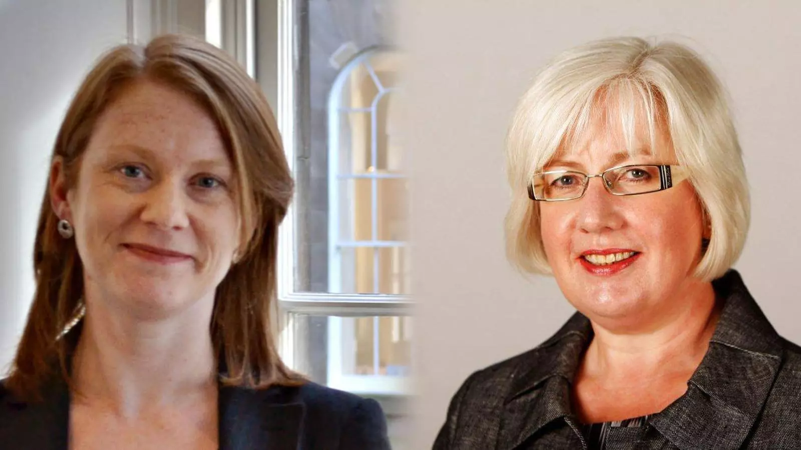 Shirley-Anne Somerville, portaveu de la plataforma Yes Scotland, i Patricia Ferguson, portaveu del Partit Laborista escocès per als afers constitucionals. ARA
